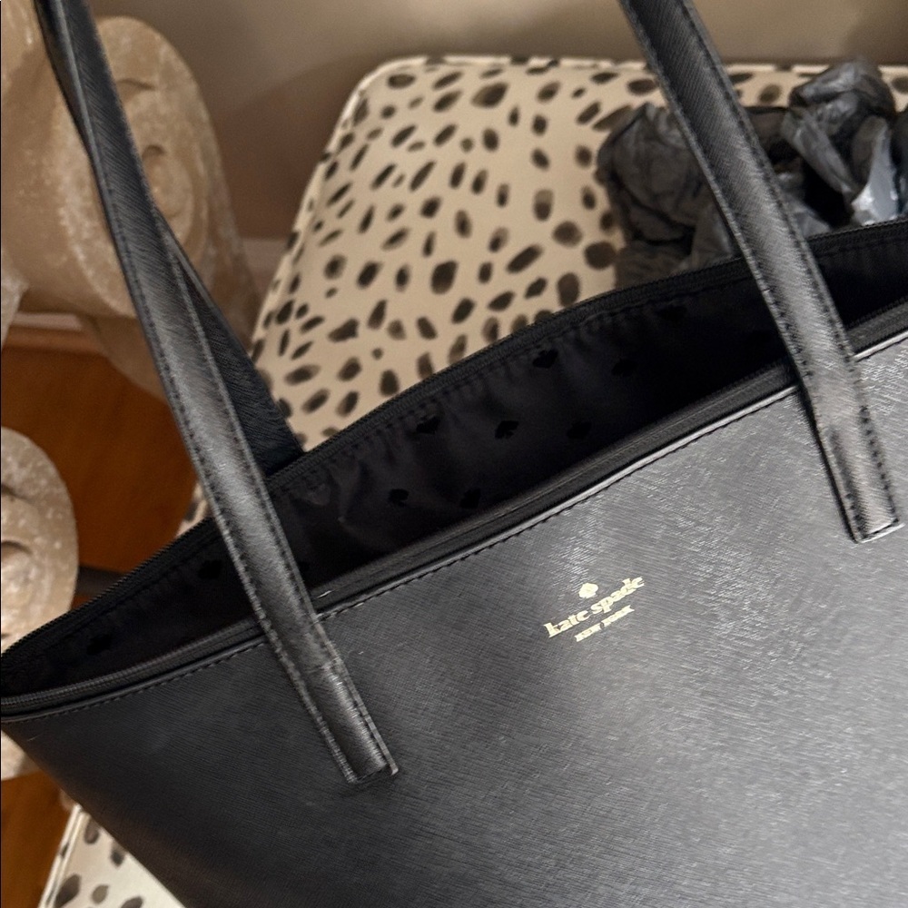 Kate Spade Black and Glitter Tote - Picture 13 of 13
